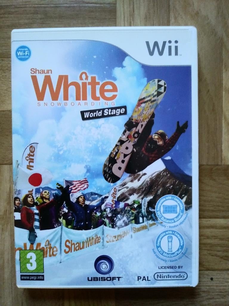 Shaun White fait du snowboard sur World Stage Wii, Enlèvement ou Envoi, À partir de 3 ans, 3 joueurs ou plus, Sport