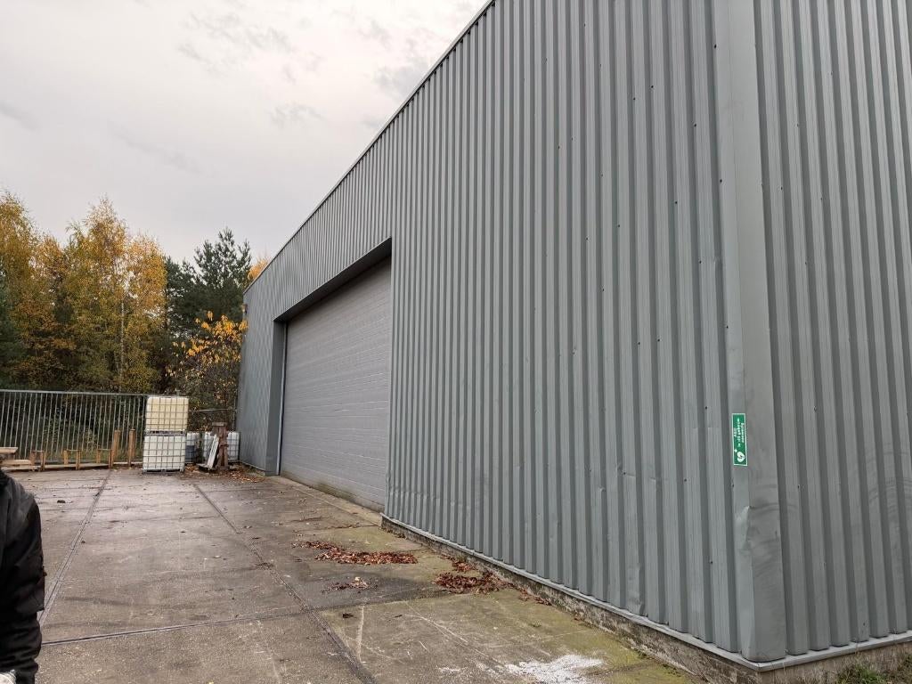 Demontabel Bedrijfspand – 2035m2, Doe-het-zelf en Bouw, Ophalen, Gebruikt