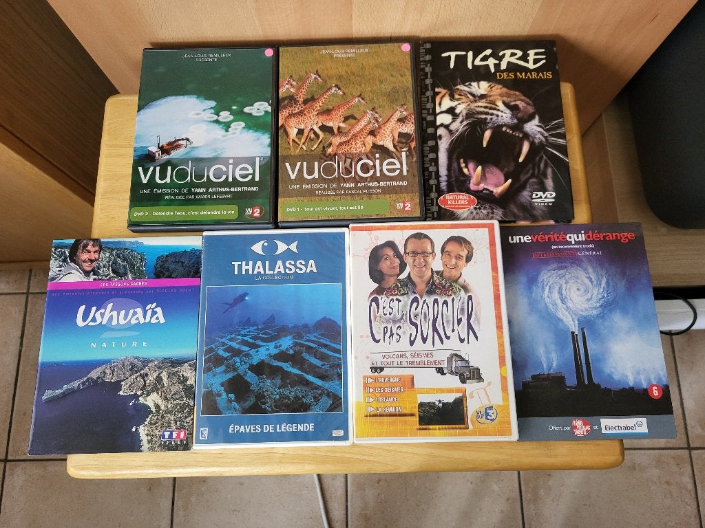 Lot DVD documentaires, Enlèvement, Autres genres