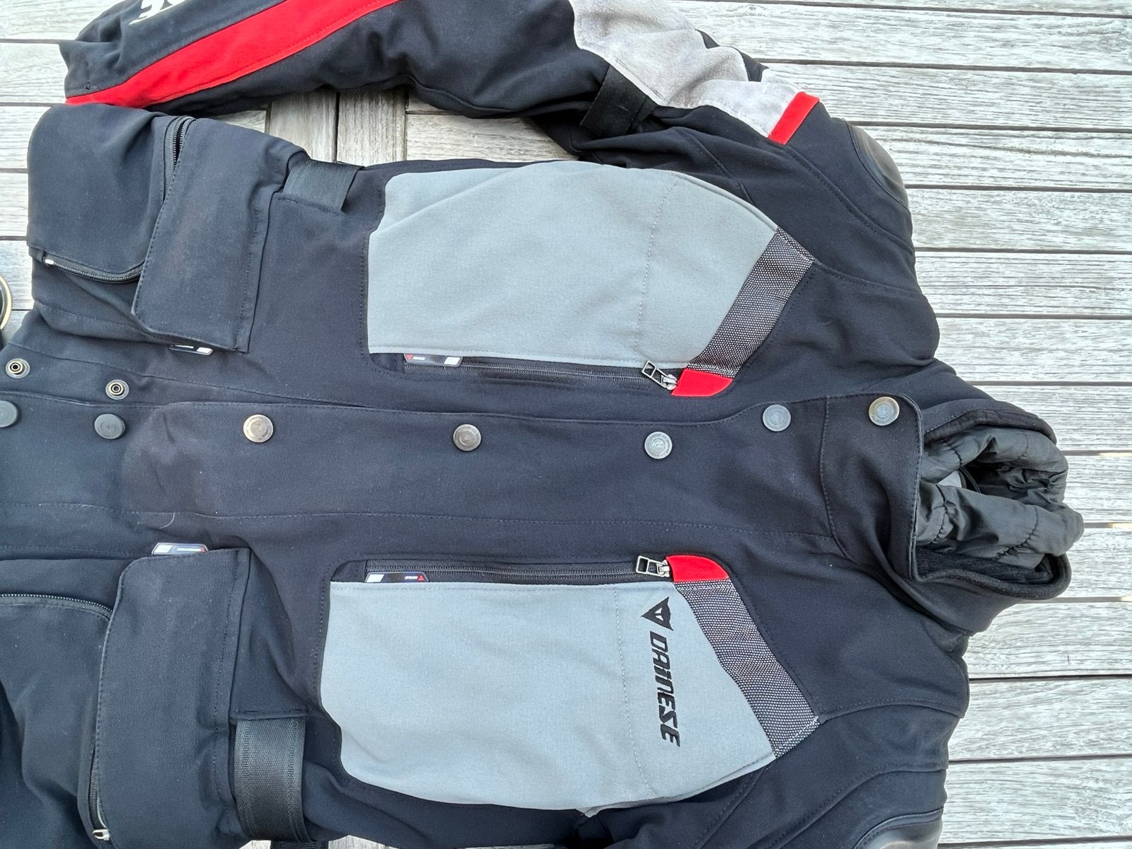Dainese motorpak Medium, maat 48, met wintervoering, Motoren, Kleding | Motorkleding, Ophalen, Tweedehands, Heren, Jas | textiel