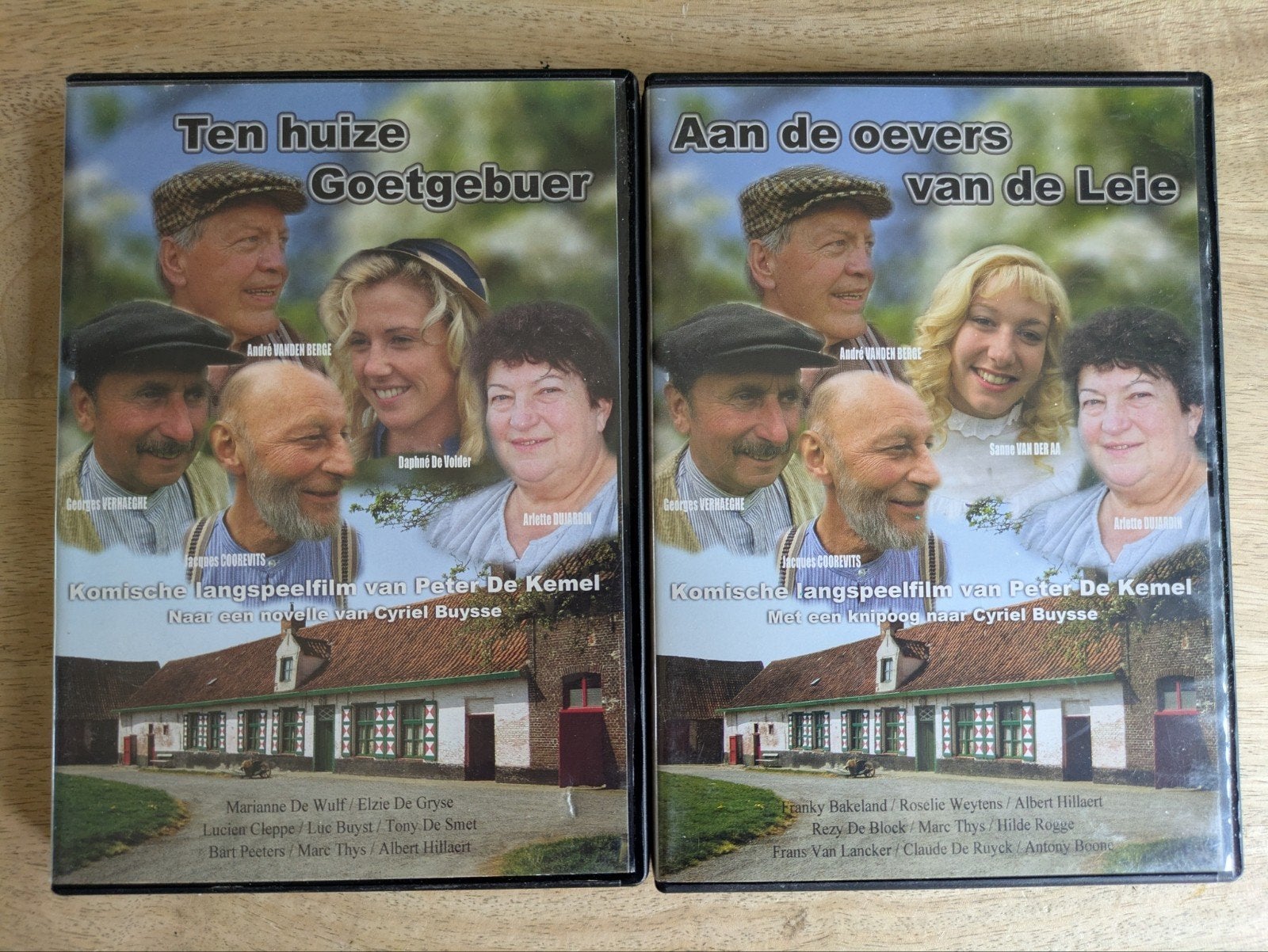 2 x dvd familie Goetgebuer / Peter De Kemel, Ophalen of Verzenden