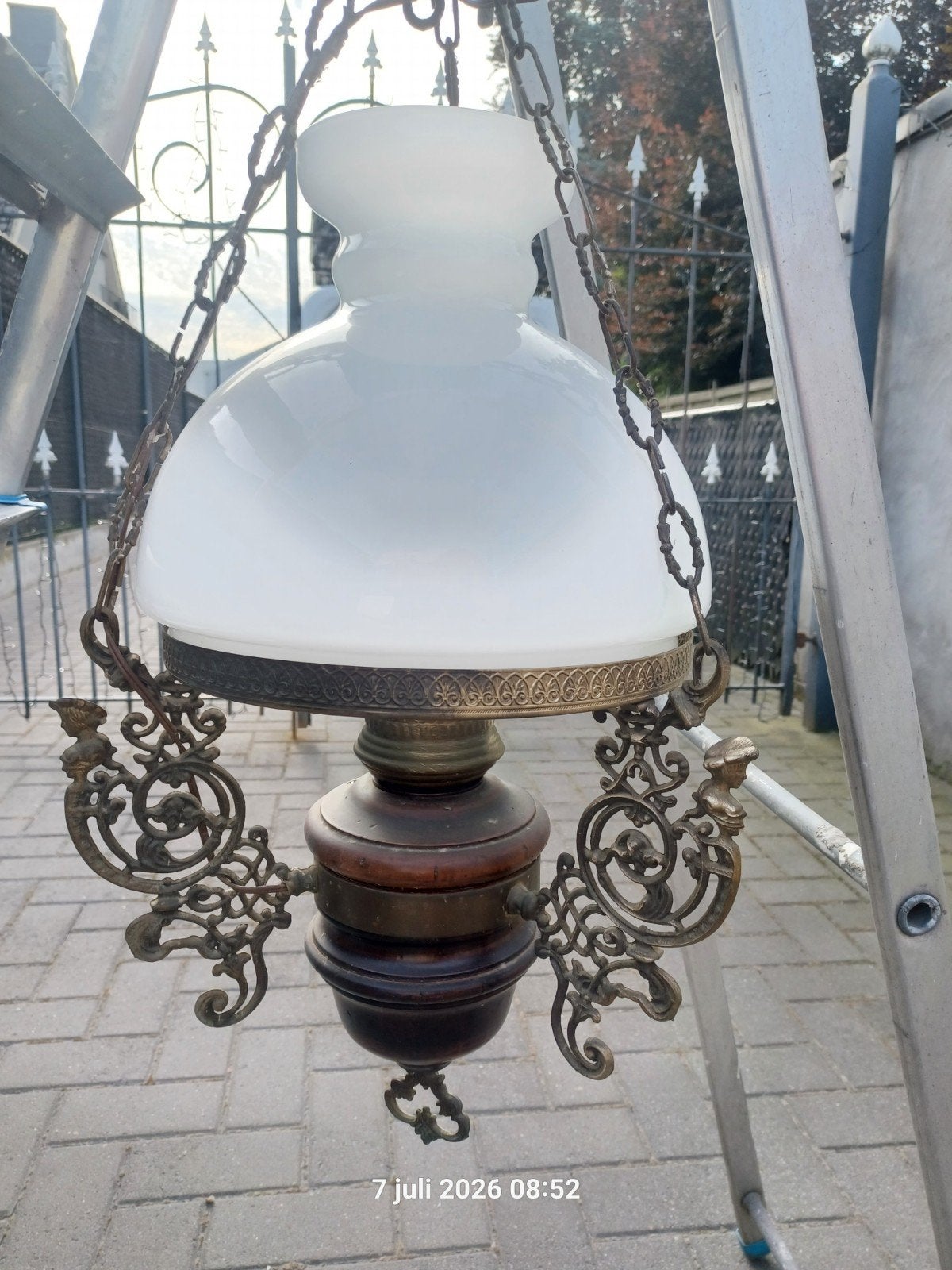 2 stuks mooi antieke lusters, Antiek en Kunst, Ophalen