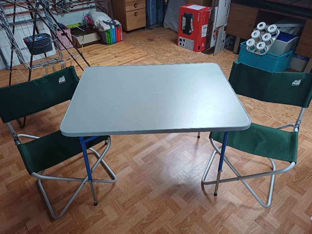 Kampeertafel, Enlèvement, Utilisé, Table de camping