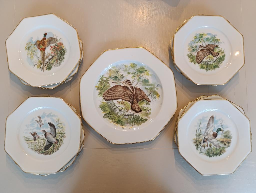 Vaisselle Porcelaine Limoges décor Chasse, Antiquités & Art, Antiquités | Porcelaine, Enlèvement