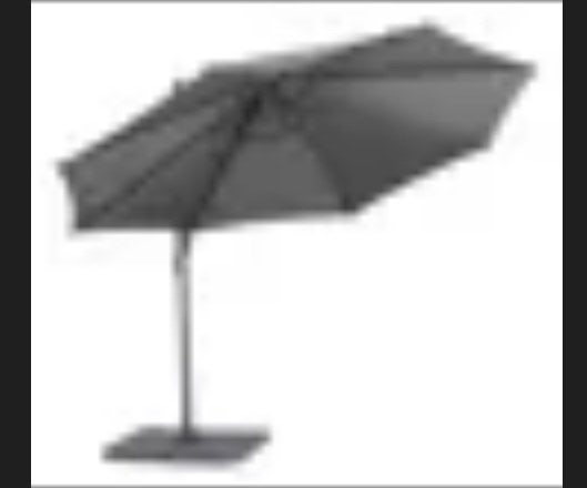 Parasol met voet, Tuin en Terras, Ophalen, Verstelbaar, 2 tot 3 meter, Zweefparasol