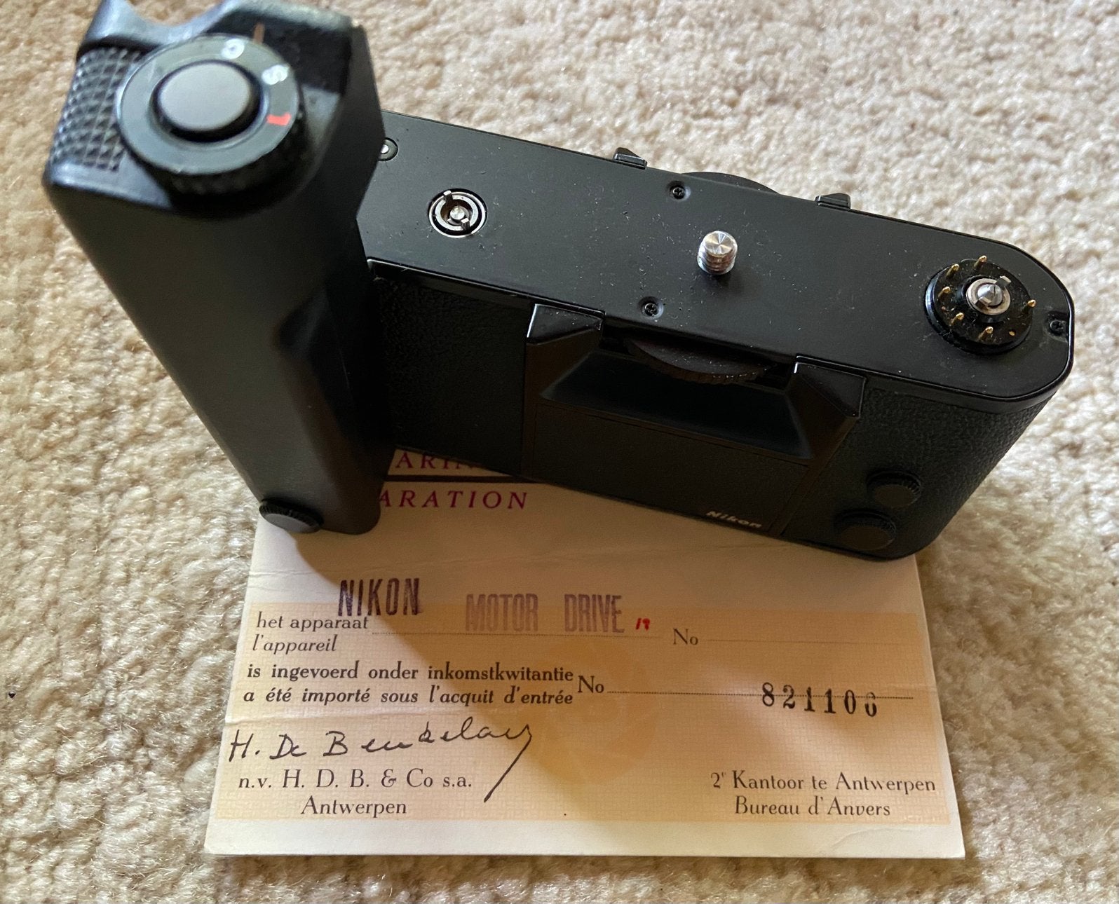 Moteur Nikon MD-4, TV, Hi-fi & Vidéo, Enlèvement, Comme neuf, Nikon