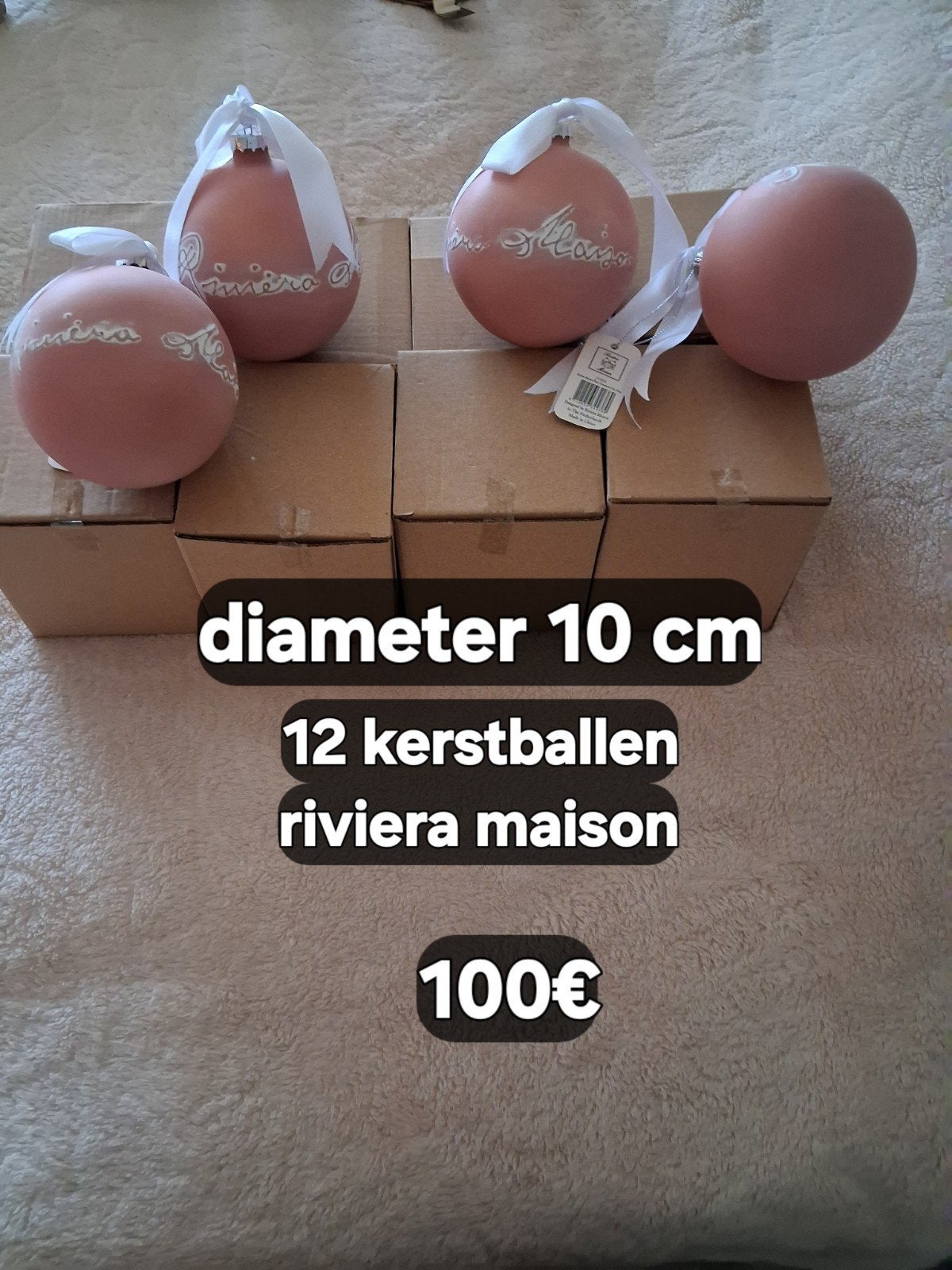 kerstballen riviera maison, Enlèvement
