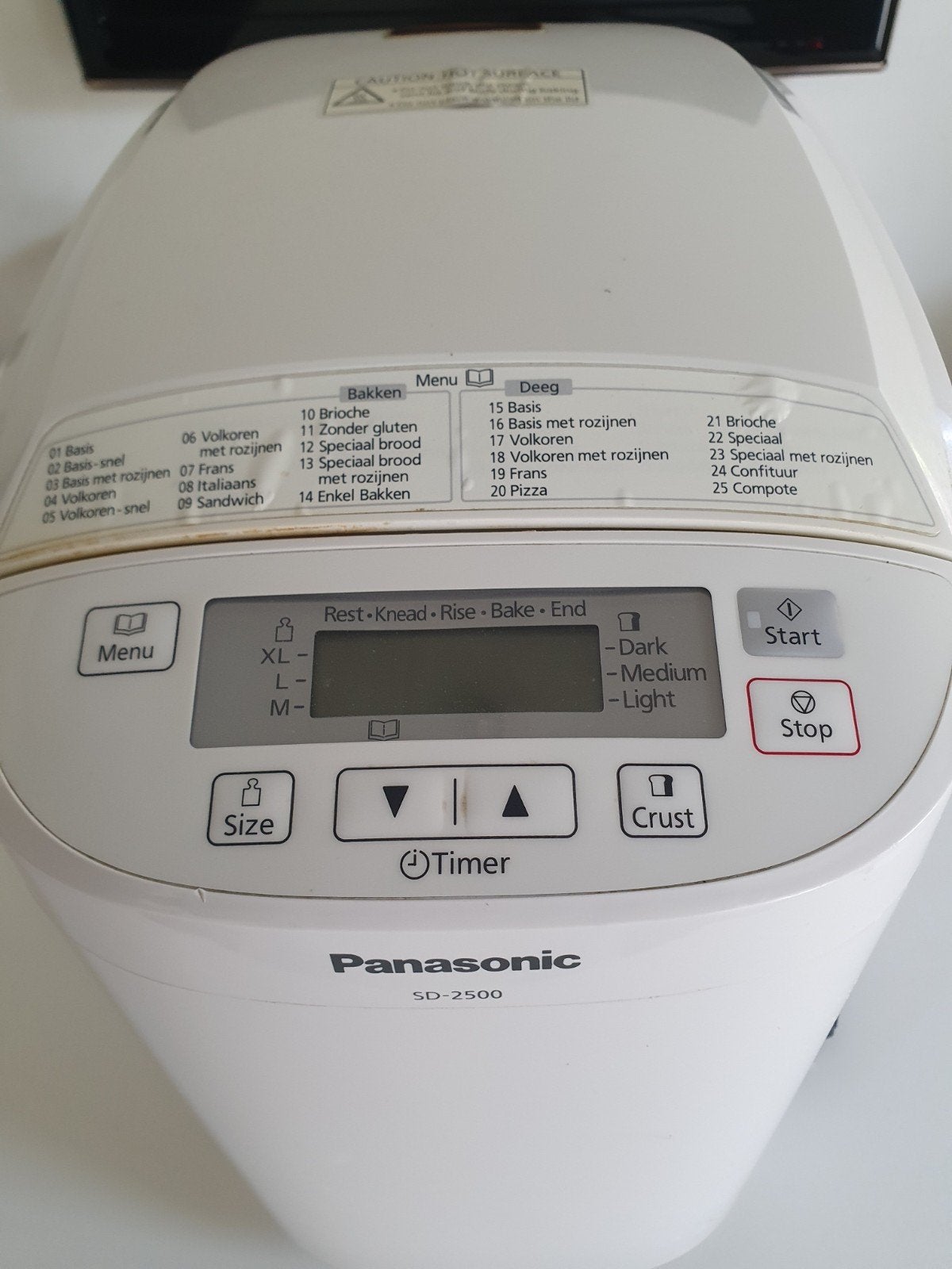 Broodmachine panasonic sd-2500 gebruikt, Elektronische apparatuur, Ophalen