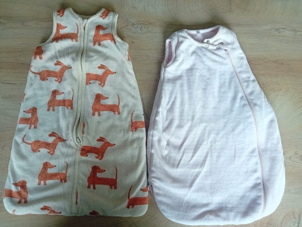6 slaapzakken 1m (tot 6m), Kinderen en Baby's, Ophalen, Gebruikt, Slaapzak, Hema