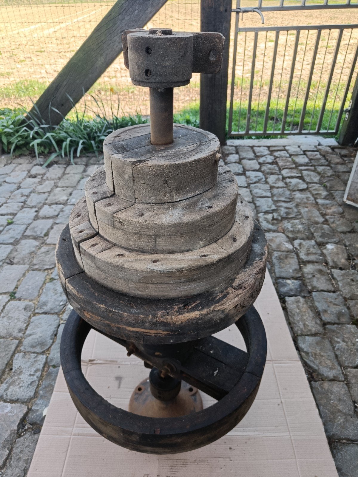 polie/wiel/molen/, Ophalen