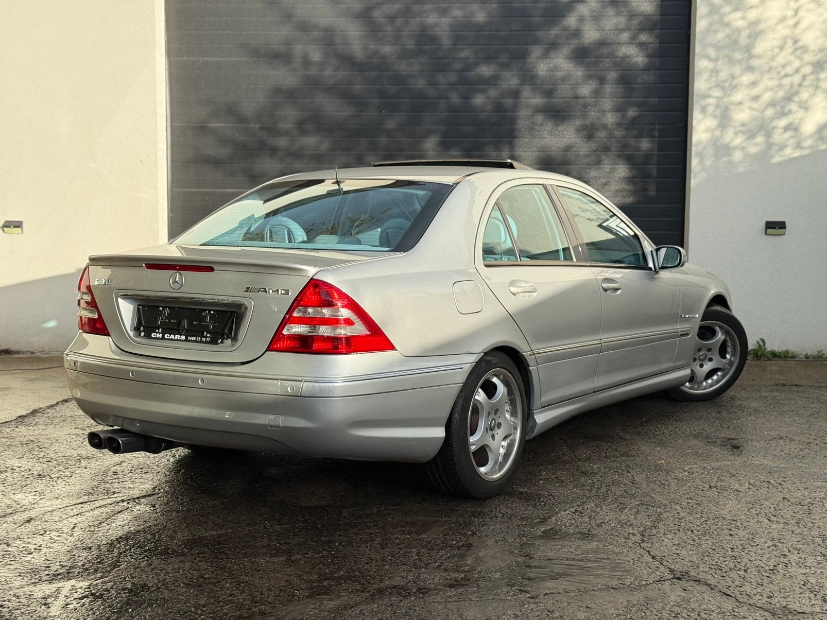Mercedes C200 Compressor pack AMG, Autos, Cuir, Argent ou Gris, Achat, Entreprise