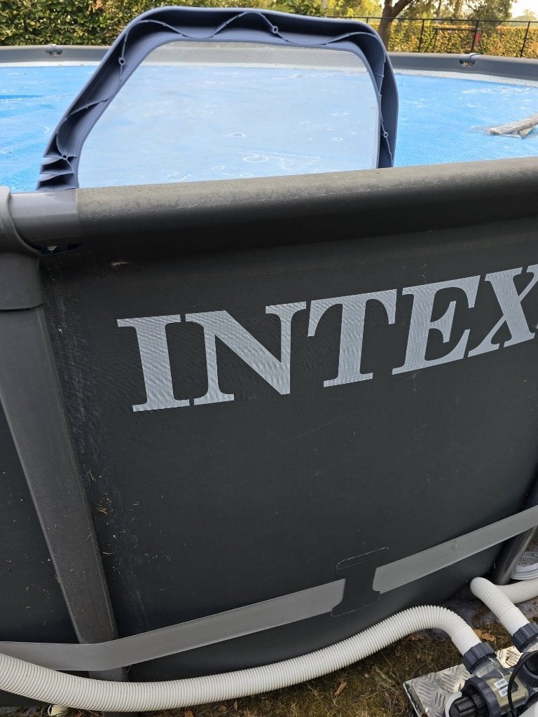 Intex Ultra XTR Frame Ø 488 x 122 cm zwembad met toebehoren, Tuin en Terras, Zwembaden, Gebruikt, Rond, 300 cm of meer, Ophalen