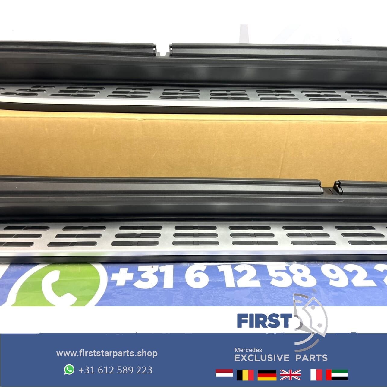 Mercedes GLE W167 V167 Zijskirt Treeplanken Side Steps Set L, Gebruikt, -, Ophalen of Verzenden, Bumper