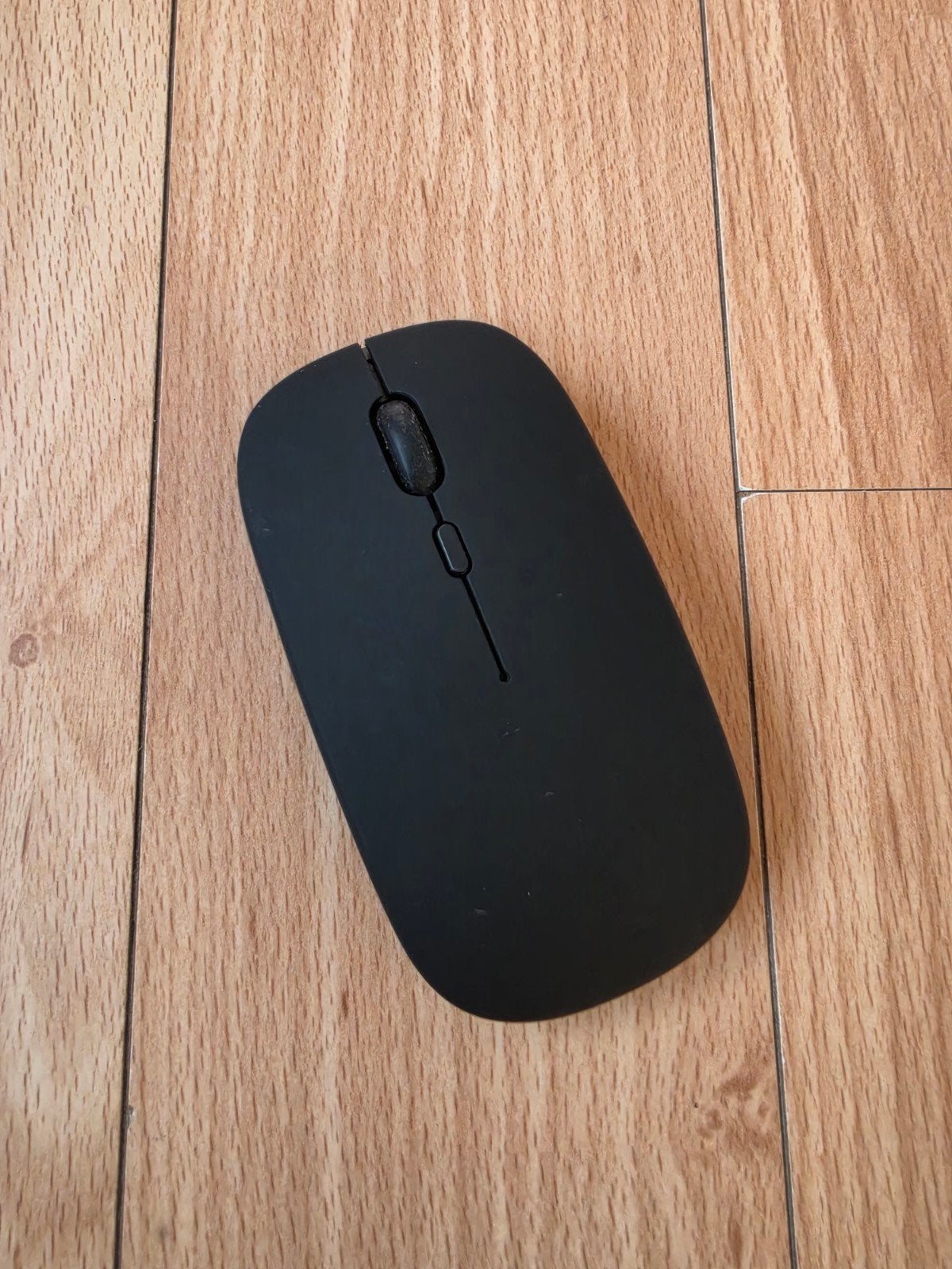 Zwarte ultradunne draadloze muis - Bluetooth/USB - Goede sta, Computers en Software, Muizen, Draadloos, Muis