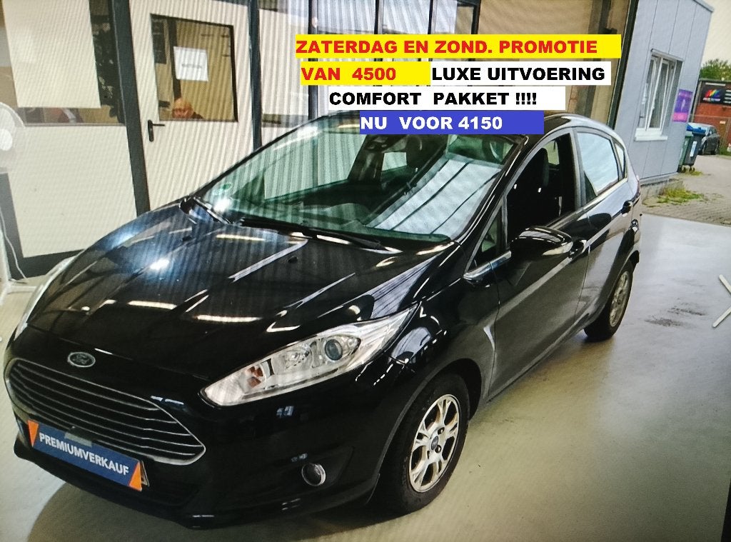 FORD FIESTA FACE LIFT ((  135 KM)) LUXE UITV. TITANIUM, Autos, Euro 5, Achat, 5 portes, Berline
