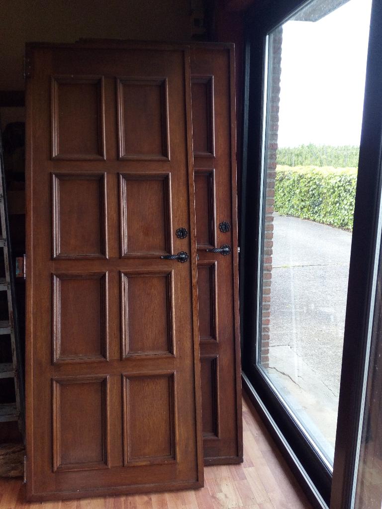porte en chêne (intérieur), Enlèvement