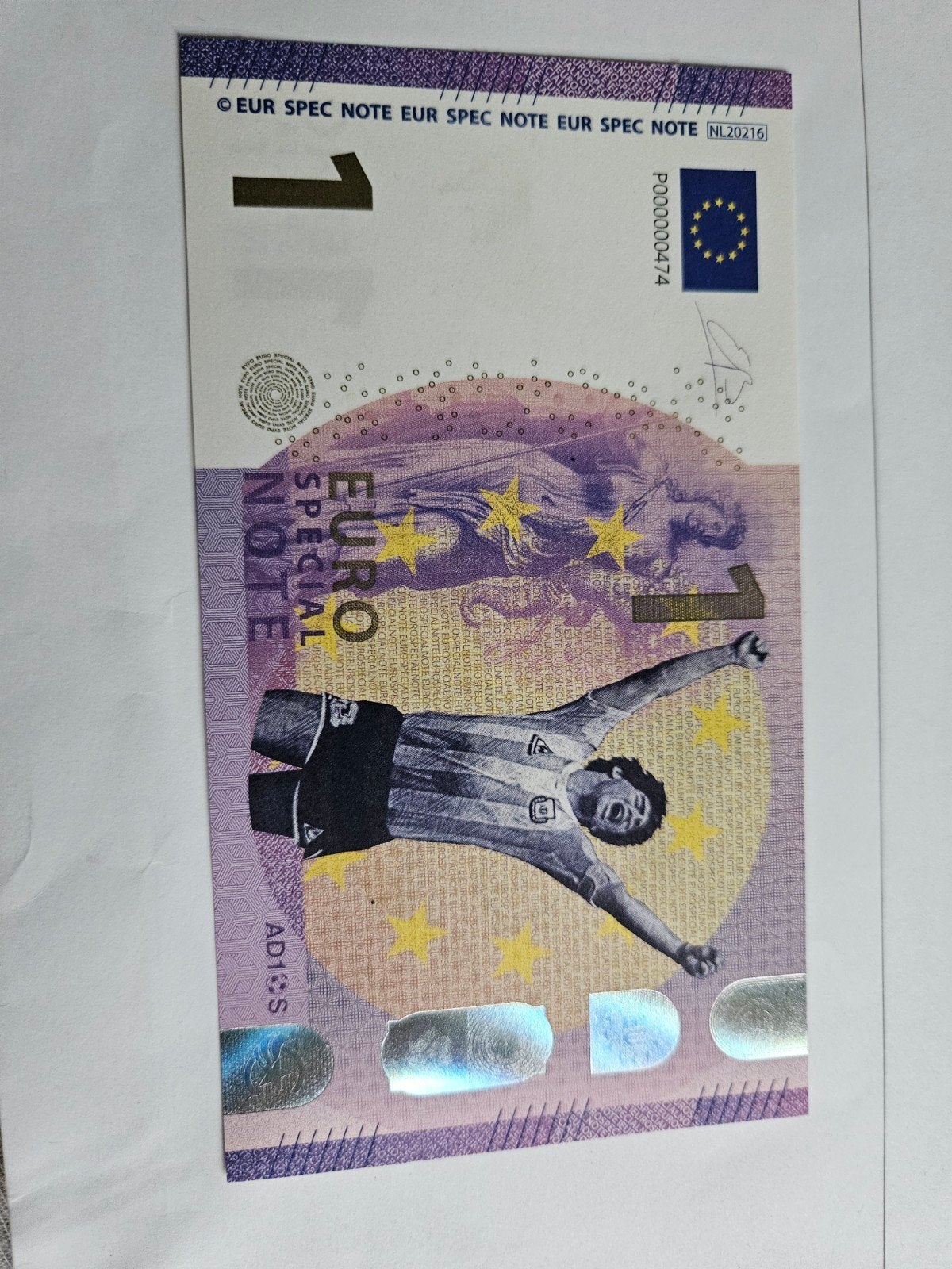 1 euro Diego Armando Maradona Europa, Ophalen of Verzenden, Overige landen, 10 euro, Los biljet