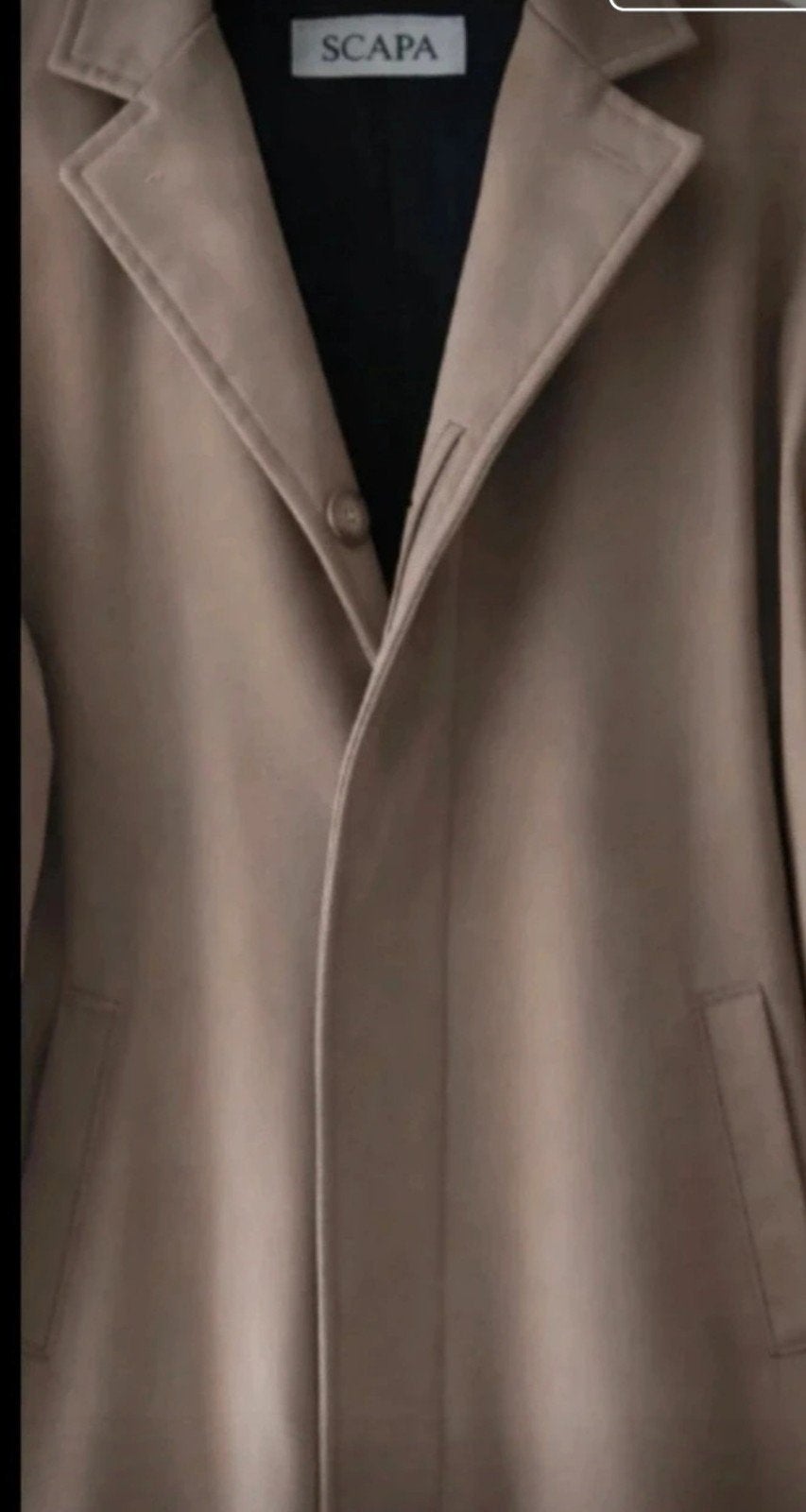 Herenmantel Scapa, Beige, Maat 56/58 (XL), Ophalen of Verzenden, Zo goed als nieuw