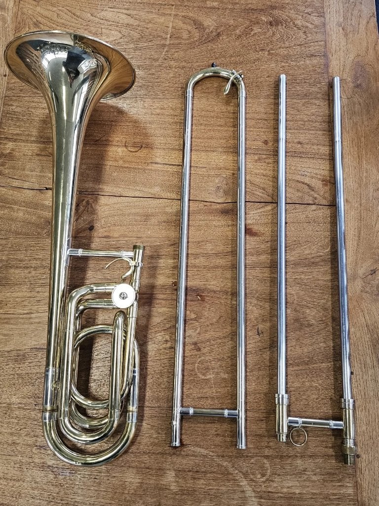 Trombone ténor en si bb / f  Prelude 250 d'Antoine Courtois, Musique & Instruments, Enlèvement, Utilisé, Ténor
