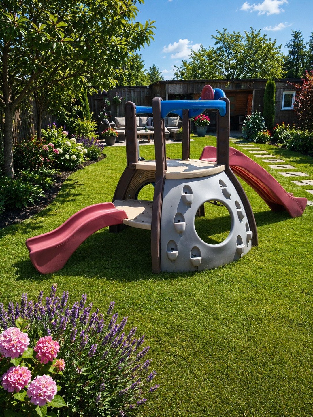 Buiten speeltuig merk  little tikes, Ophalen, Gebruikt, Klimwand