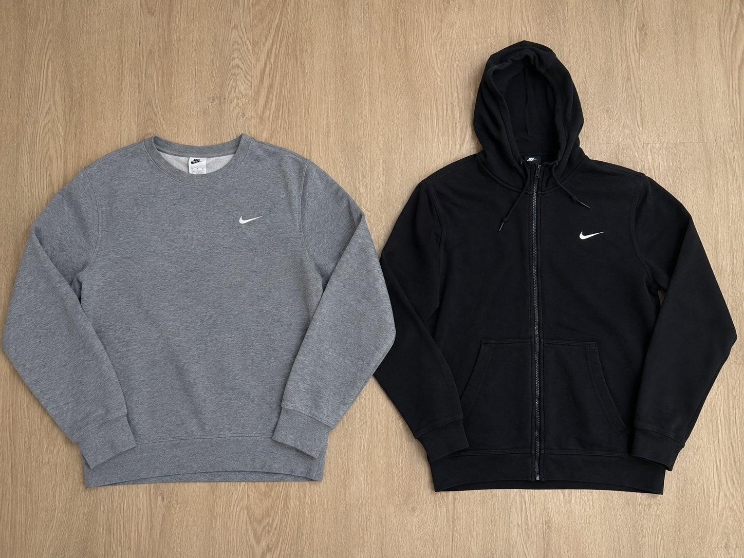 Lot de 2 pulls nike, Vêtements | Hommes, Enlèvement ou Envoi, Comme neuf, Taille 52/54 (L), Gris