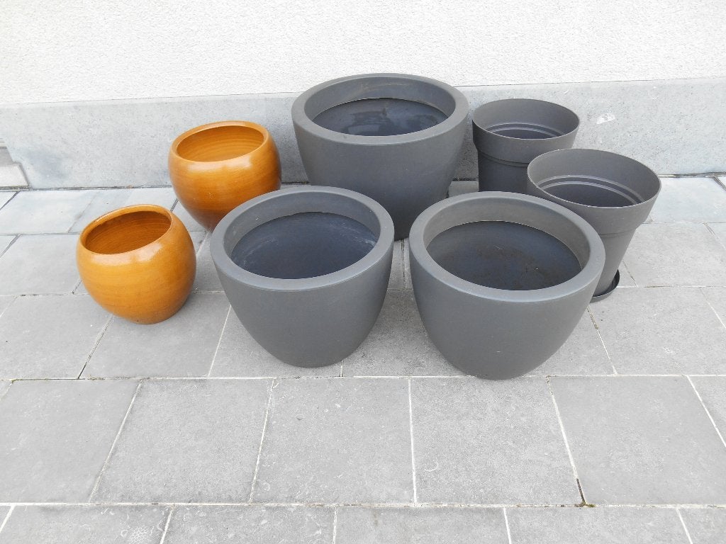 bloempotten voor binnen - buiten & plantentrolley"s, Ophalen, Binnen