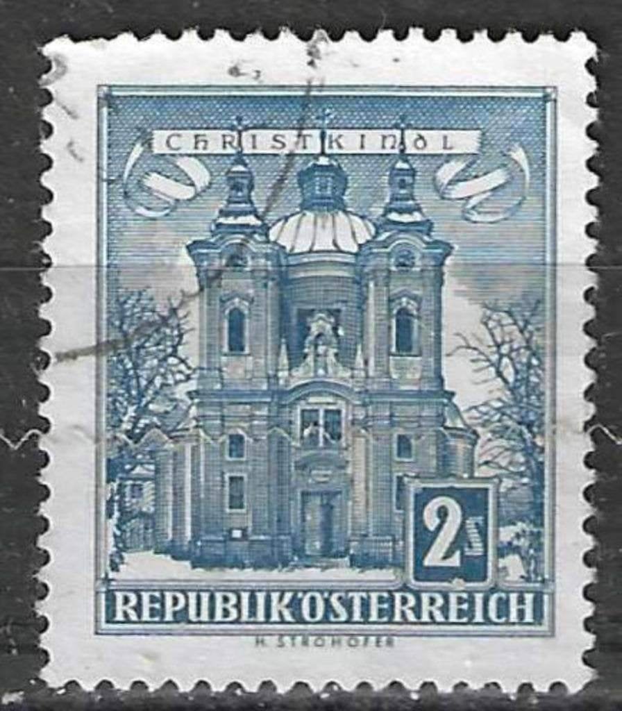 Autriche 1957/1965 - Yvert 873A - Monument ou édifice (ST), Timbres & Monnaies, Timbres | Europe | Autriche, Envoi, Affranchi