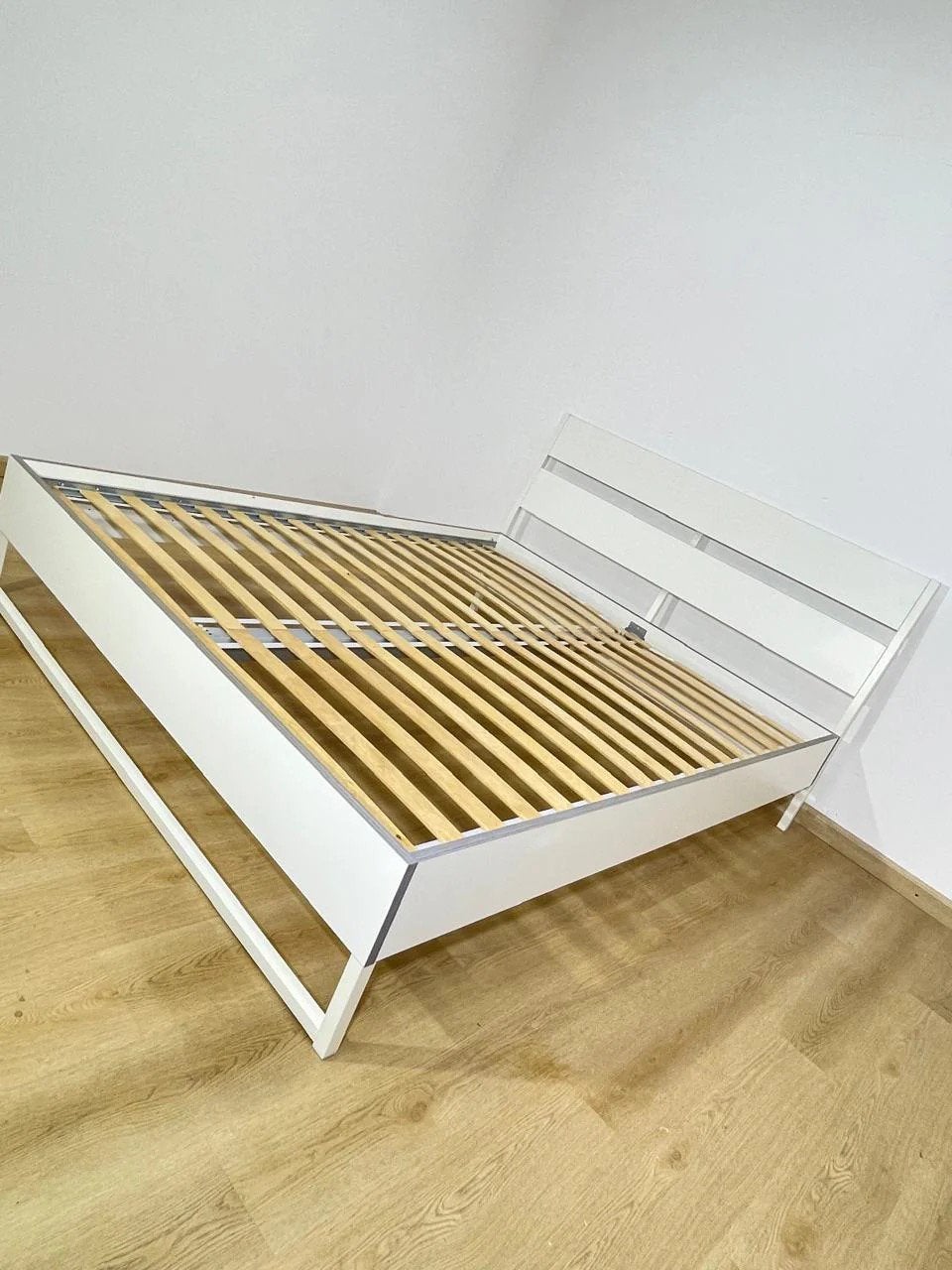 Cadre de lit Ikea et 2 sommiers à lattes, Enlèvement, Utilisé