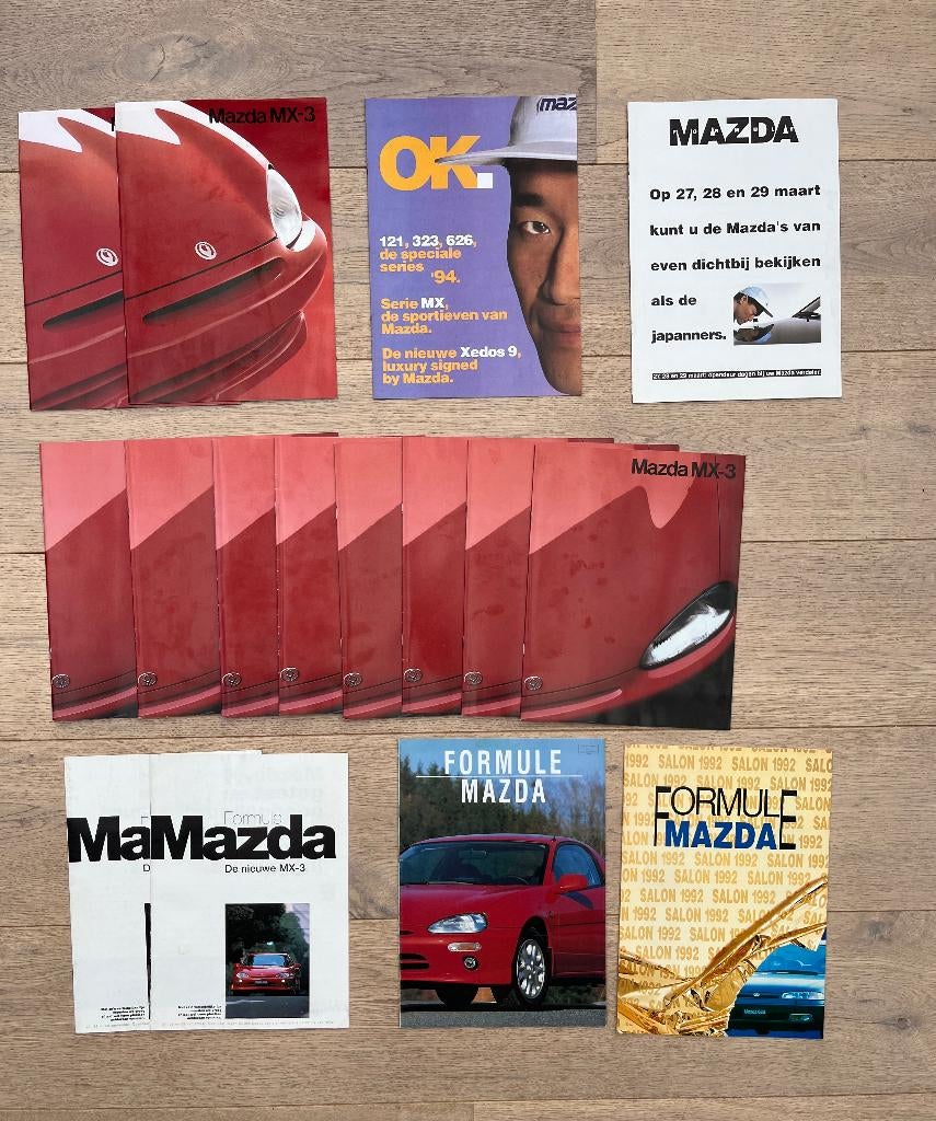 BROCHURES MAZDA MX-3, Livres, Autos | Brochures & Magazines, Enlèvement ou Envoi, Utilisé, Mazda