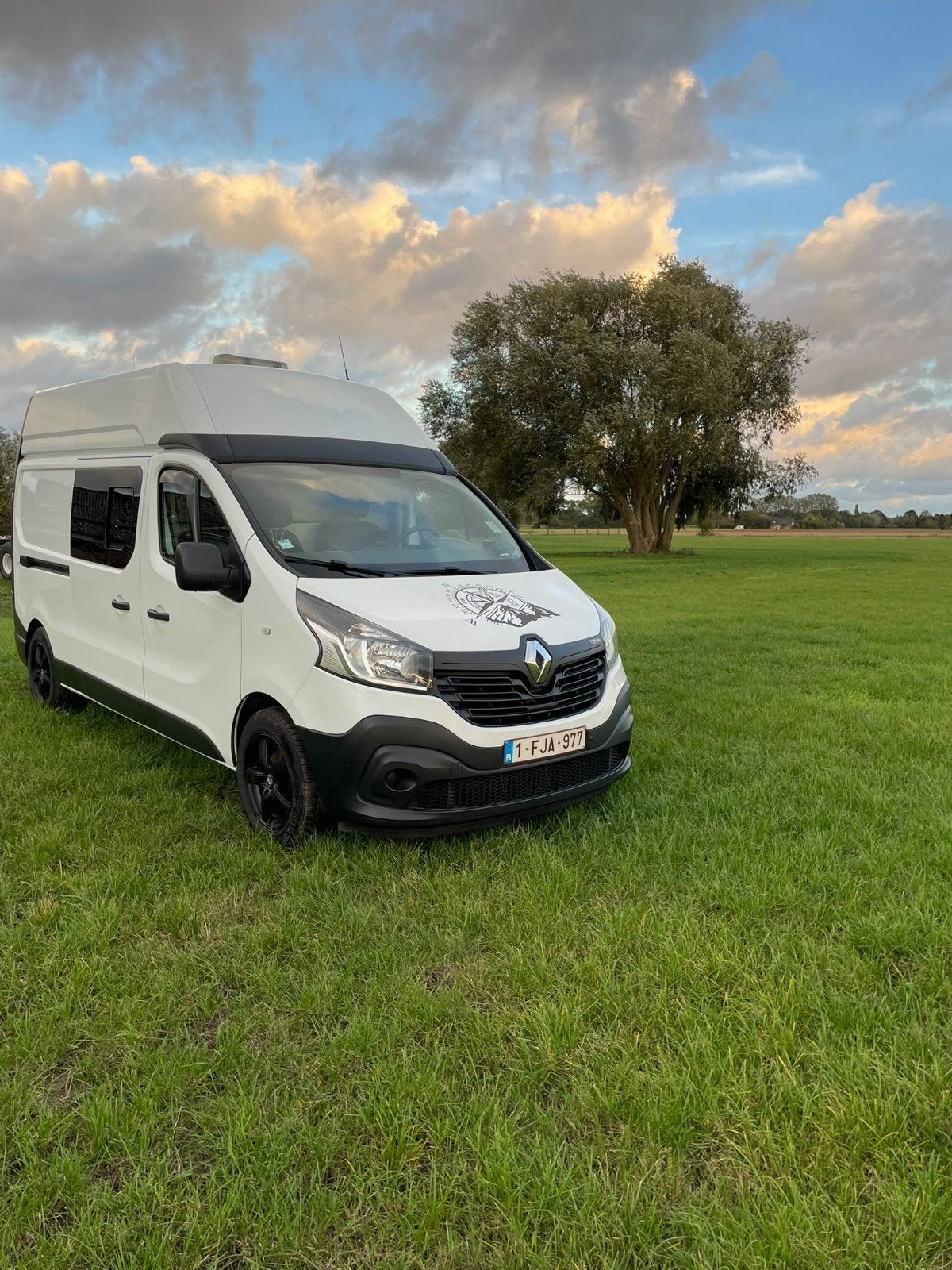 mini camper Renault Trafic, Overige merken, Chemisch toilet, Dakluik, Tot en met 2