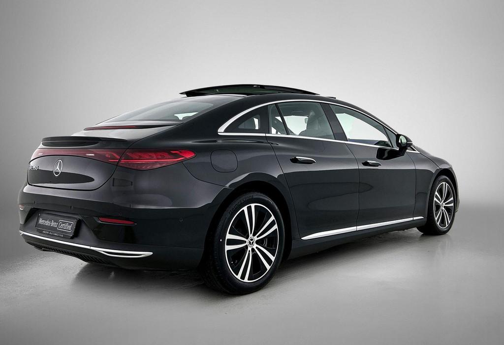 Mercedes-Benz EQE-Klasse 350 Berline Luxury Line Panoramisch, Auto's, Automaat, Zwart, 96 kWh, EQE