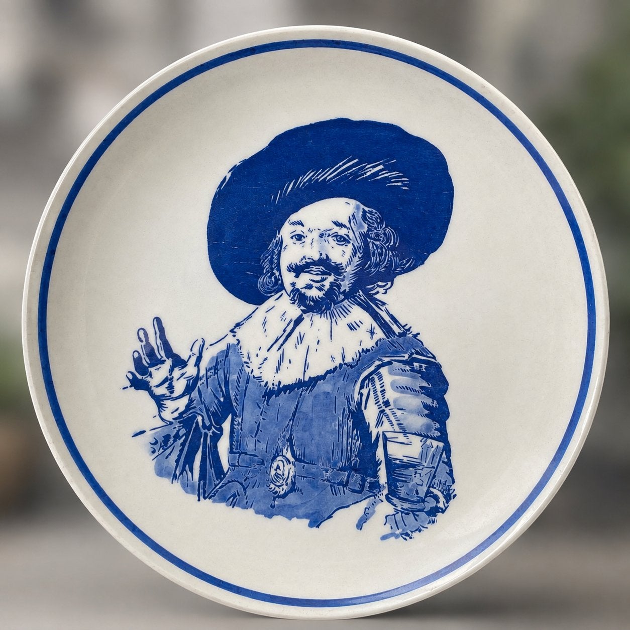 Vintage Delfts Blauw wandbordje, Antiek en Kunst, Antiek | Wandborden en Tegels, Ophalen
