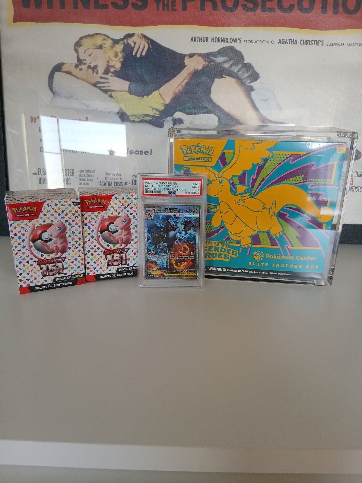 Ascended Heroes Pokémoncenter ETB, 151, Mega Charizard X, Ophalen of Verzenden, Nieuw