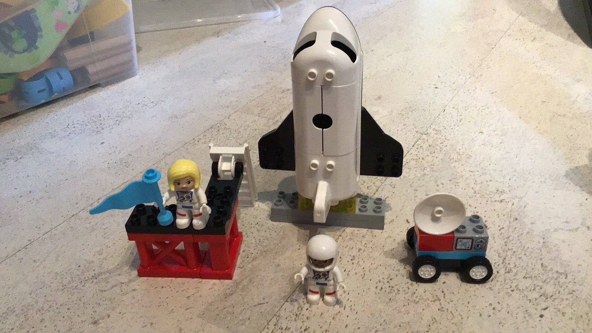 Duplo - space shuttle, Ophalen, Zo goed als nieuw