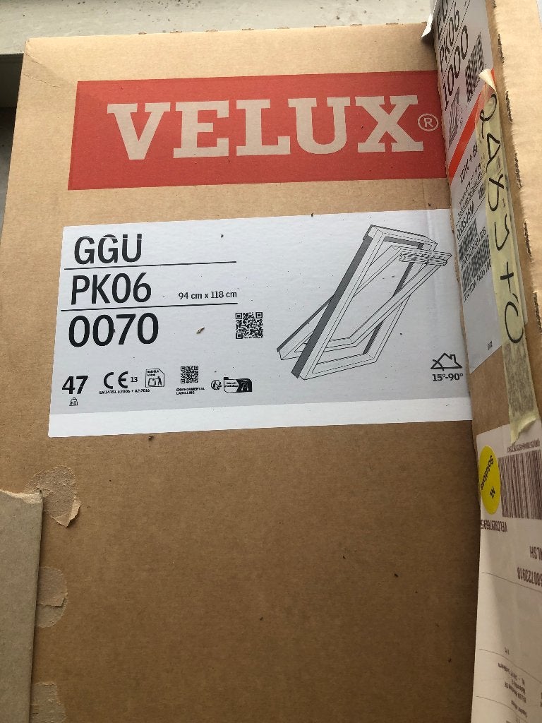 2 Nieuwe Velux dakramen. GGU PK06 en GGL PK08, + gootstukken, Ophalen, Nieuw, Dakraam