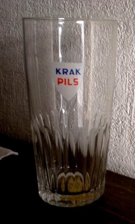 KRAK Pils, Verzamelen, Ophalen of Verzenden, Zo goed als nieuw, Glas of Glazen