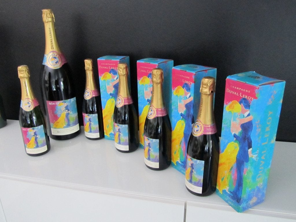 Champagne Duval Leroy – Millésime 1990 – “Neiman”, Antiquités & Art, Enlèvement ou Envoi