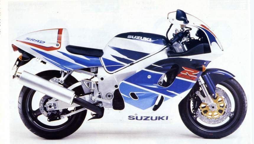 GSXR750 1996 - 1997 Suzuki Frame D1-50984, Motoren
