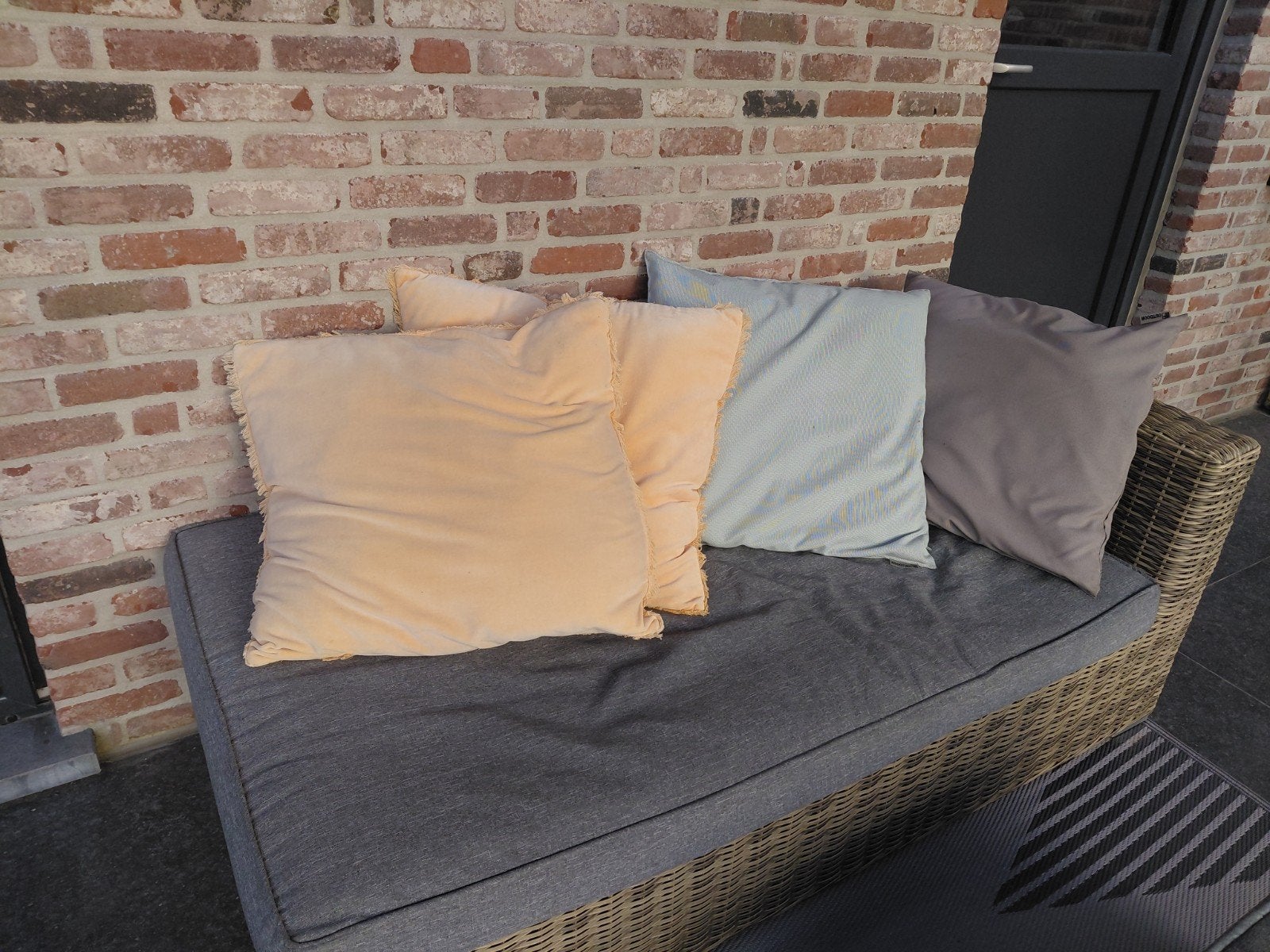 lounge voor buiten, Tuin en Terras, Tuinsets en Loungesets, Ophalen, Gebruikt, 2 zitplaatsen, Tuinset
