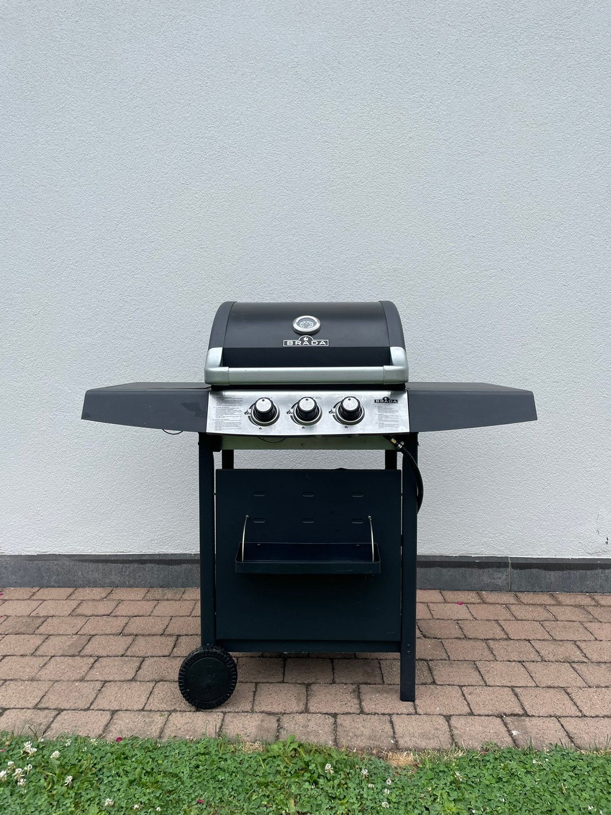 Gasbarbecue Brada, zwart/grijs, Ophalen, Gebruikt