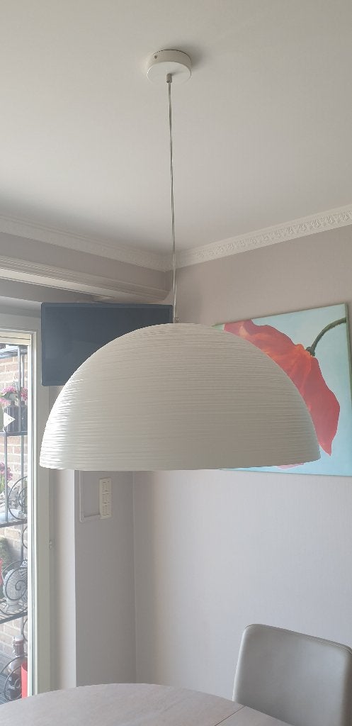Hanglamp wit keuken dia 60 cm, Ophalen, Gebruikt, Metaal
