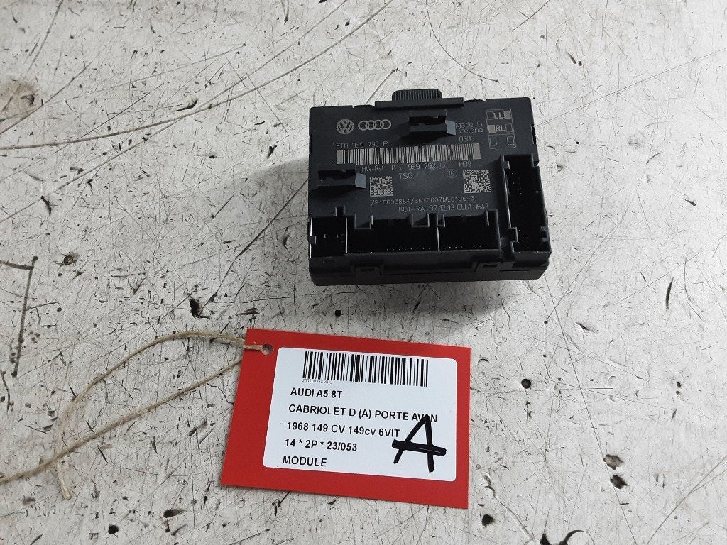 UNITE ELECTRONIQUE Audi A5 Cabrio (8F7) (8T0959792P), Mevr. I. Hauben, Audi, Utilisé, Rue de l'Espoir 34 34
4030  GRIVEGNÉE, BE