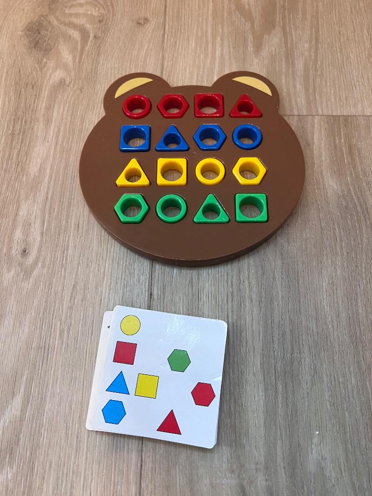 Educatieve vormenpuzzel met 15 kaartjes, Enlèvement, Neuf, Puzzles
