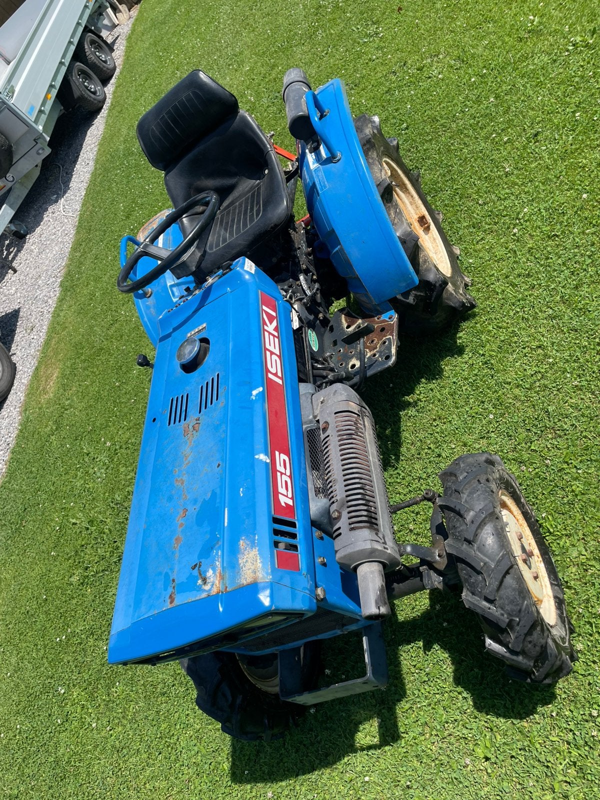 Tracteur iseki 155, Enlèvement