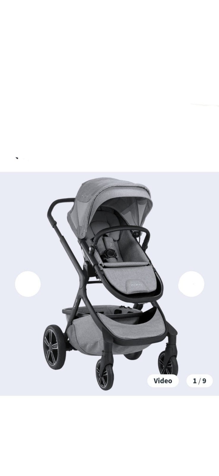 Nuna demi grow (frost) set NIEUW/ONGEOPEND, Ophalen of Verzenden, Voetenzak