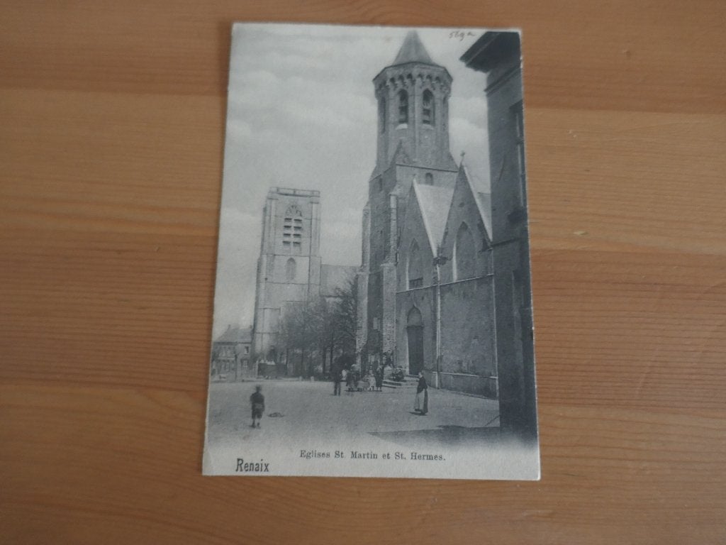 ronse renaix églises st martin et  st hermes, Verzenden, Ongelopen, Oost-Vlaanderen