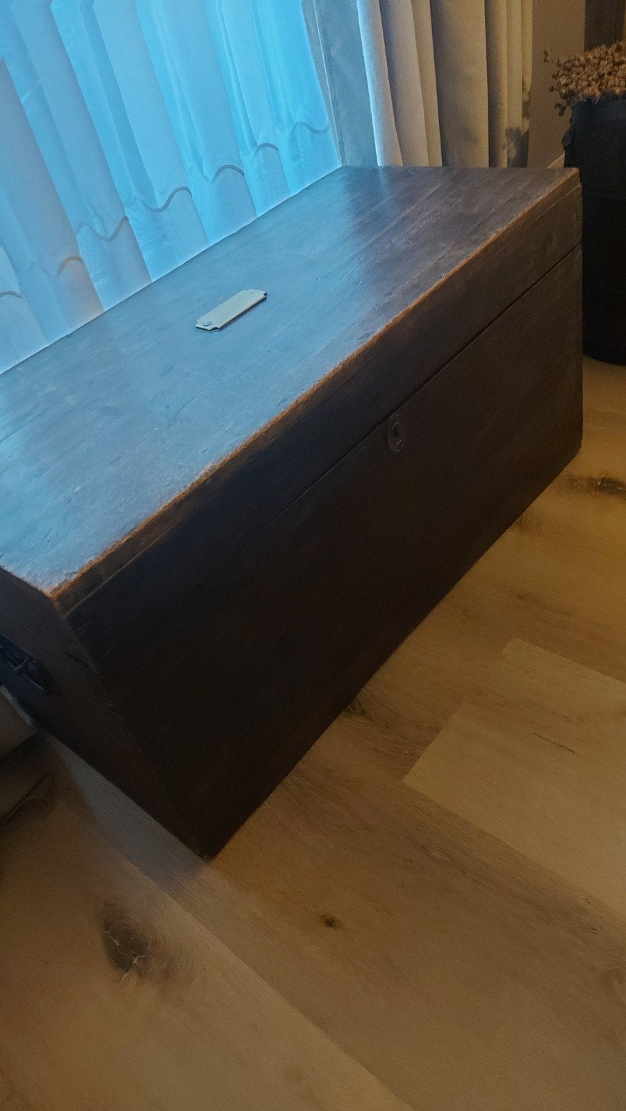 landelijke houten kist, Huis en Inrichting, Ophalen