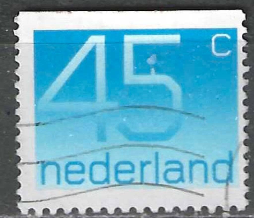 Pays-Bas 1976 - Yvert 1045b - Série actuelle - 45 c (ST), Envoi, Affranchi