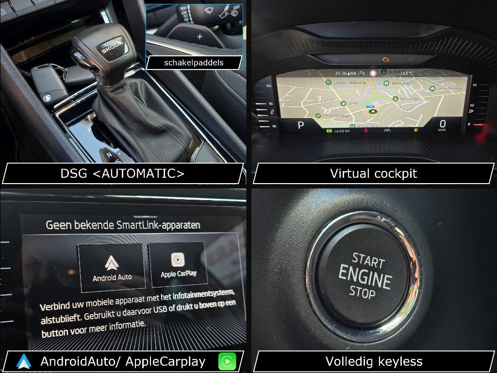✔SKODA KAROQ 1.5 - 2024 Euro6 - 39 000 km❕ Apps, Airco,.., Auto's, Stof, 4 cilinders, Lane Keeping Assist, Karoq