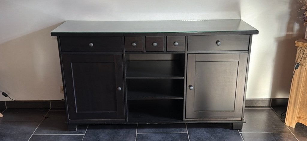 Buffet Vaisselier IKEA hemnes, 48 cm, Utilisé, IKEA, Démontable
